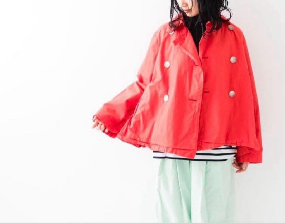 Veritecoeur ST-102 ダブルボタンショートコート◻︎レッド 楽天市場】ヴェリテクール veritecoeur ST-102 ダブルボタンショート