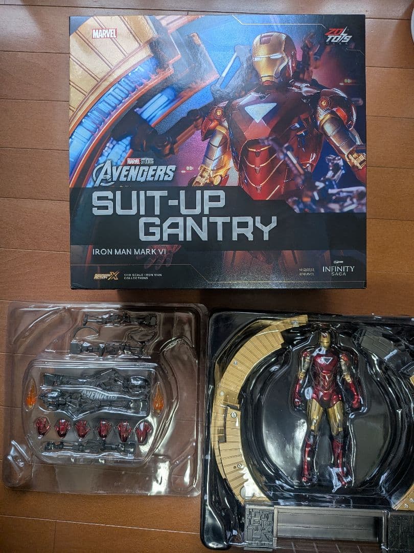 マーベル フィギュア アイアンマン zd toys ガントリー & mk6 Amazon.co.jp: ZD TOYS『マーベルスタジオ:アイアンマン2』マーク6 MK6