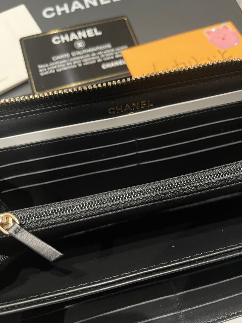 きょう様専用 即購入不可 シャネル 長財布 ボーイ チェーン ファスナー