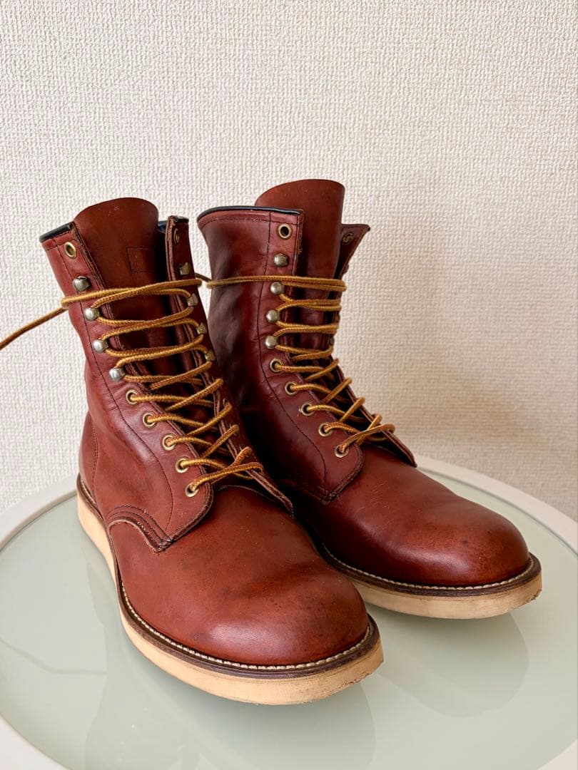 90s RED WING レッドウィング 708 ブーツ 刺繍羽根タグ 10D - メルカリ