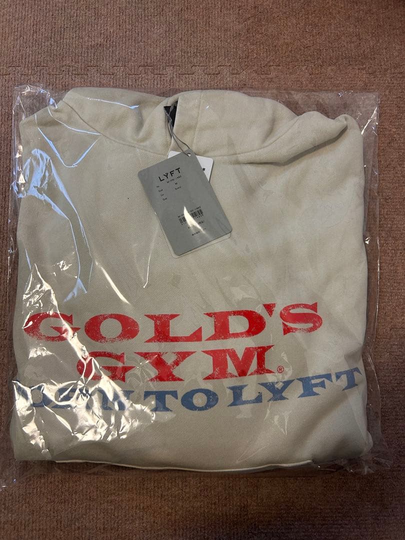 LÝFT × GOLD'S GYM VINTAGE LOGO HOODIE M - メルカリ