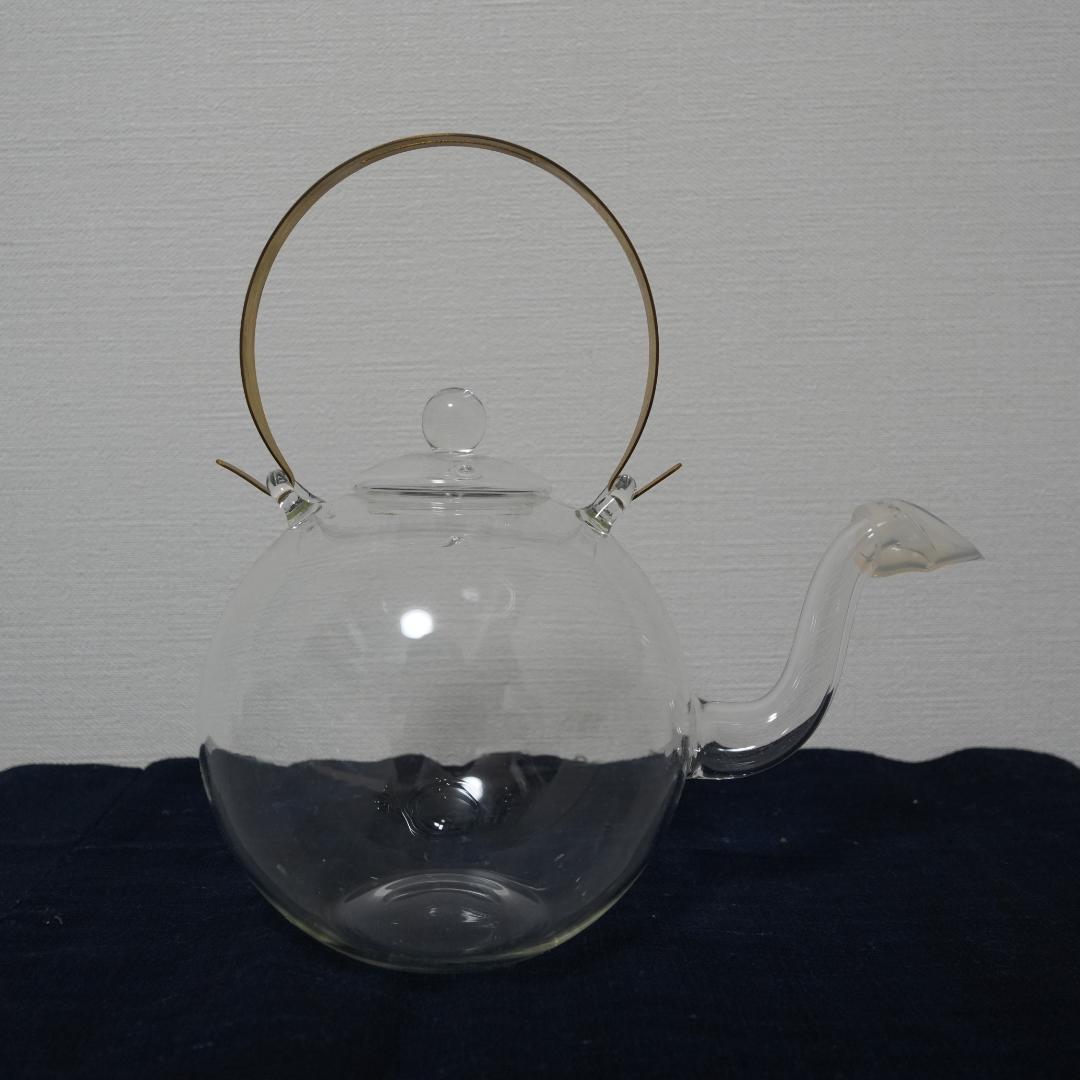日ノ出化学製作所 ガラスポット M 真鍮 ガラスポット（日ノ出化学製作所）日ノ出ボールポット – 暮らしの道具