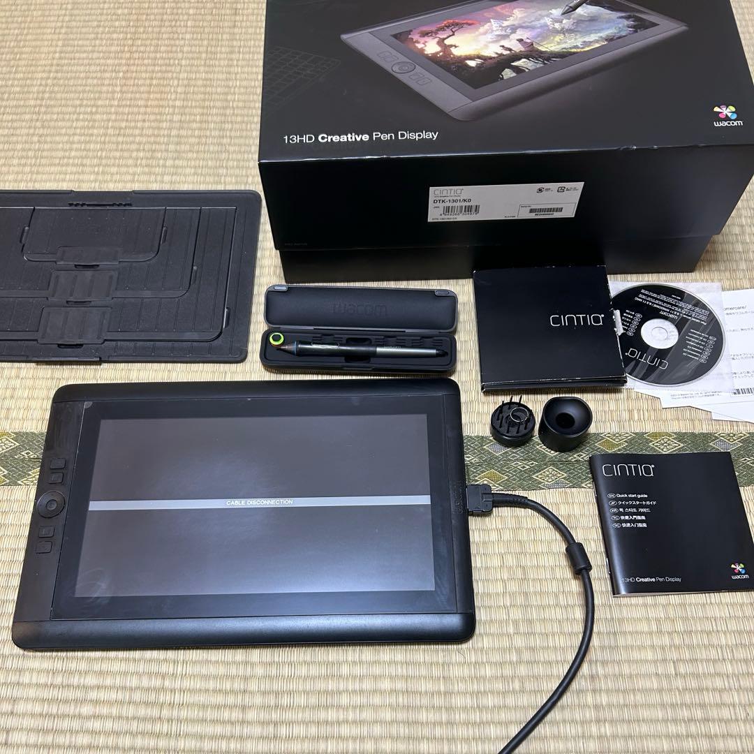 【箱付完品】Wacom Cintiq 13HD 液晶ペンタブレット【動作確認済】 Amazon.co.jp: ワコム 液タブ 13.3フルHD液晶 Cintiq 13HD DTK-1301/K0