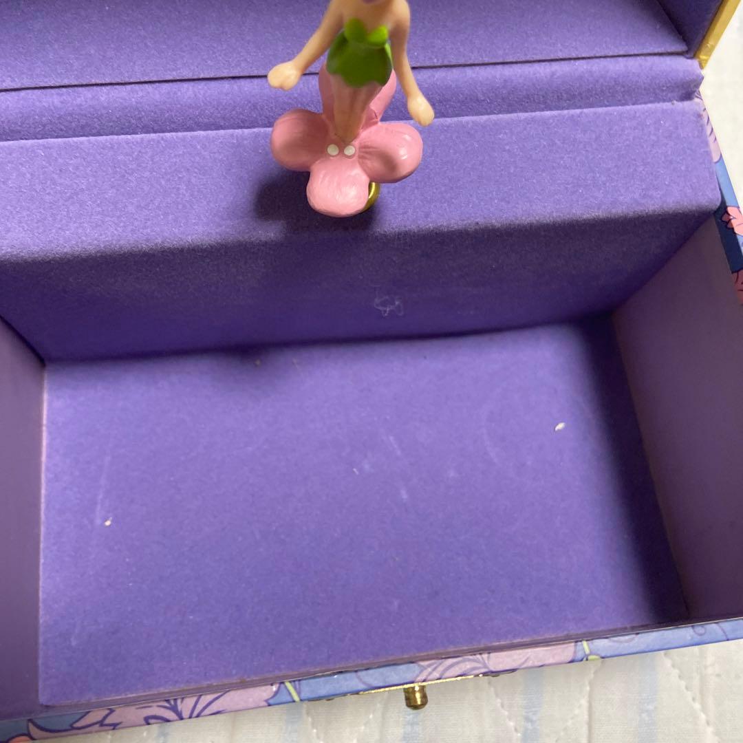 ピーターパン ティンカーベル オルゴール 小物入れ 宝物箱 ディズニー