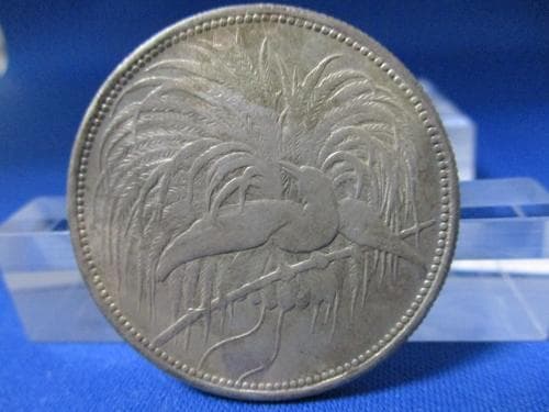 希少レアコイン☆1894年ドイツ領ニューギニア極楽鳥5マルク銀貨