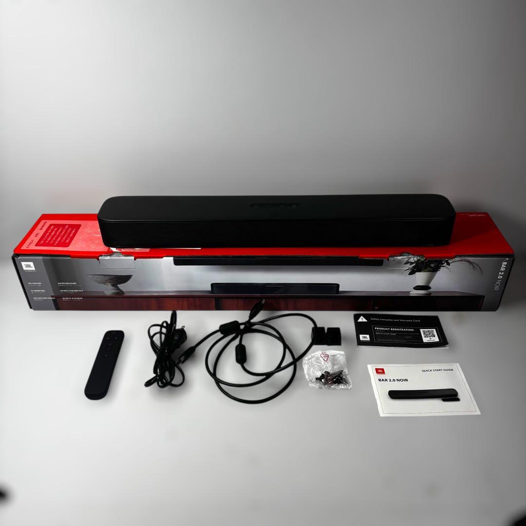 JBL HARMAN サウンドバー BAR 2.0 Noir Bluetooth JBL Bar 2.0 All-in-one (MK2) | サウンドバー