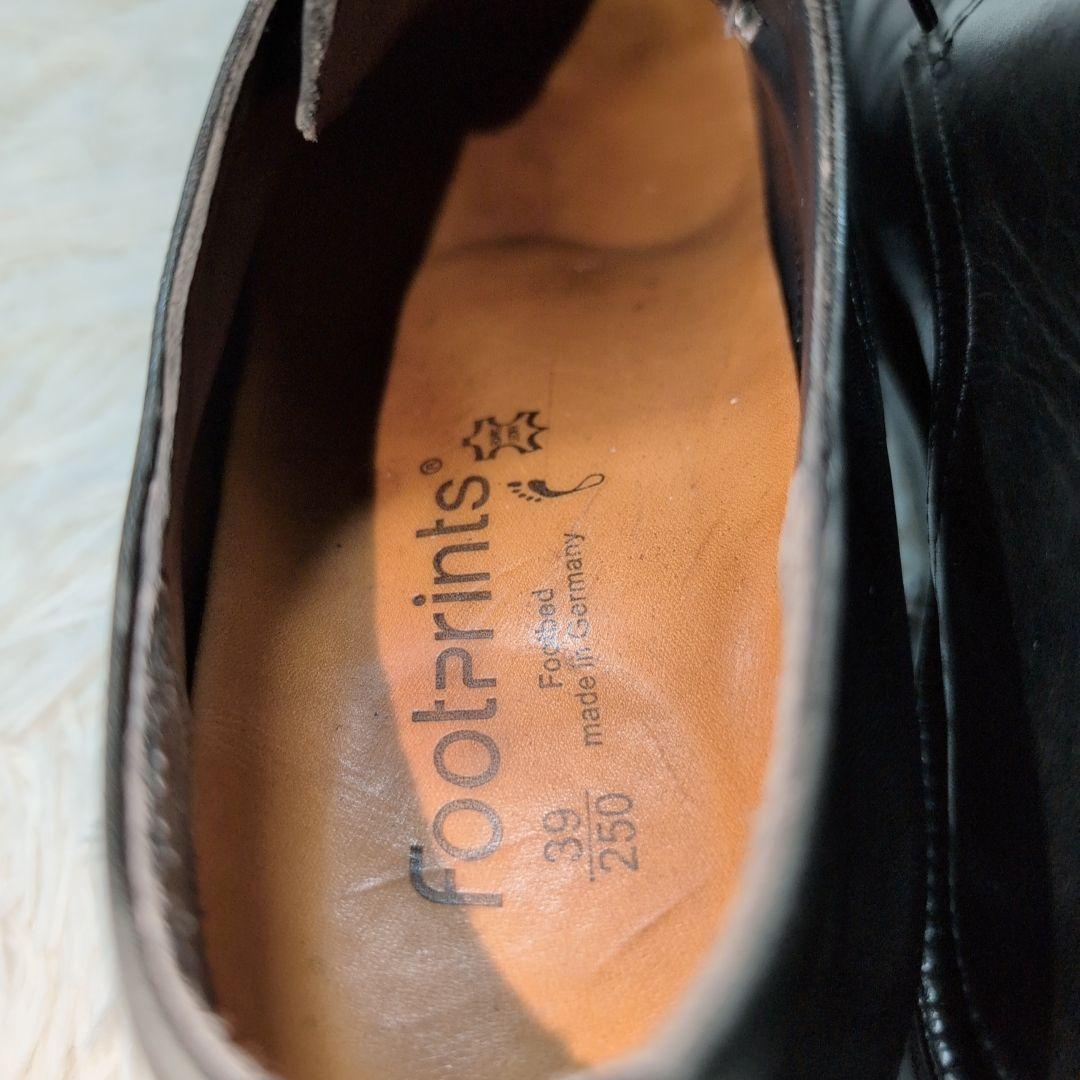 【美品】 ビルケンシュトック フットプリンツ ブラック 25.0cm