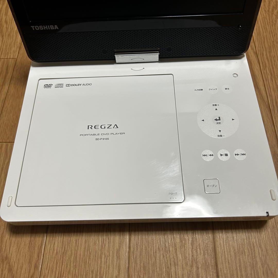 東芝 REGZA ポータブルDVDプレイヤー SD-P910S 動作確認済み - メルカリ