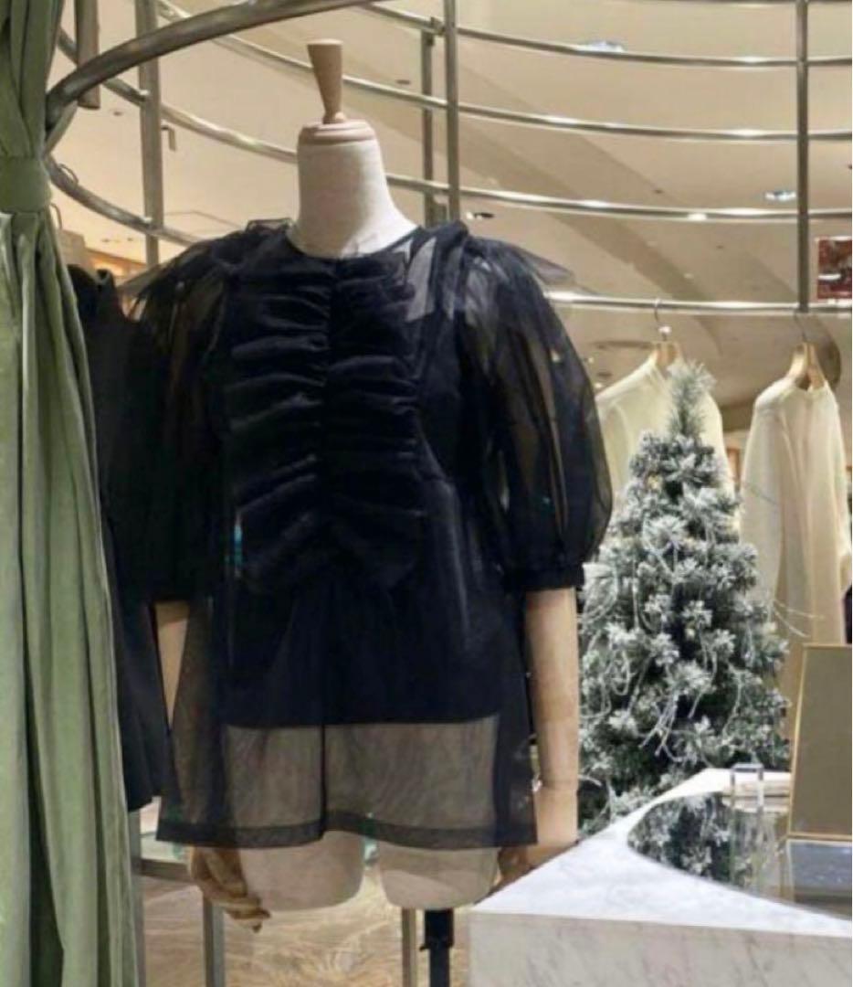 【新品タグ付き】keina rita ケイナリタ　ブラックスワンブラウス 永遠のマイ定番になる存在感！〈ケイナ リタ〉のレディな