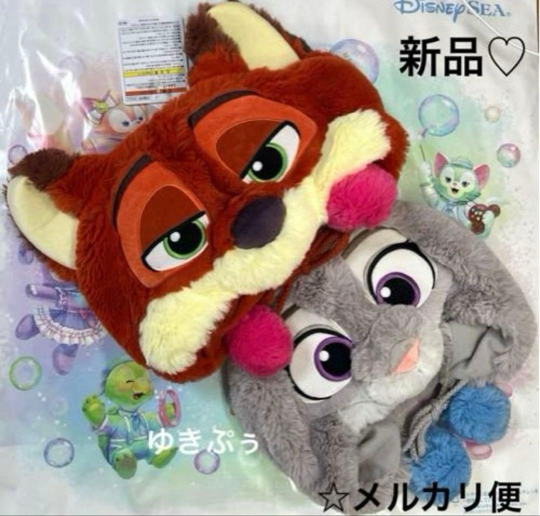 ☆ディズニー ズートピア ニック ジュディ ファンキャップ 帽子 2点