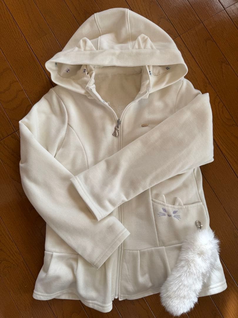 ANNA SUI MINI ネコ3wayブルゾンLL 145-155㎝