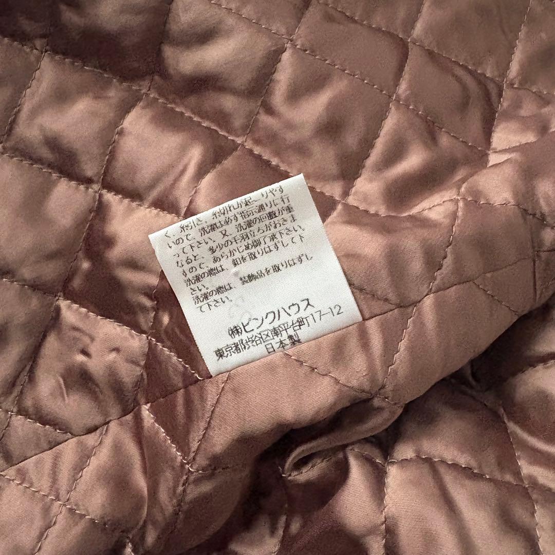 希少 ピンクハウス ウール ワッペン フェアアイル柄 チェック柄