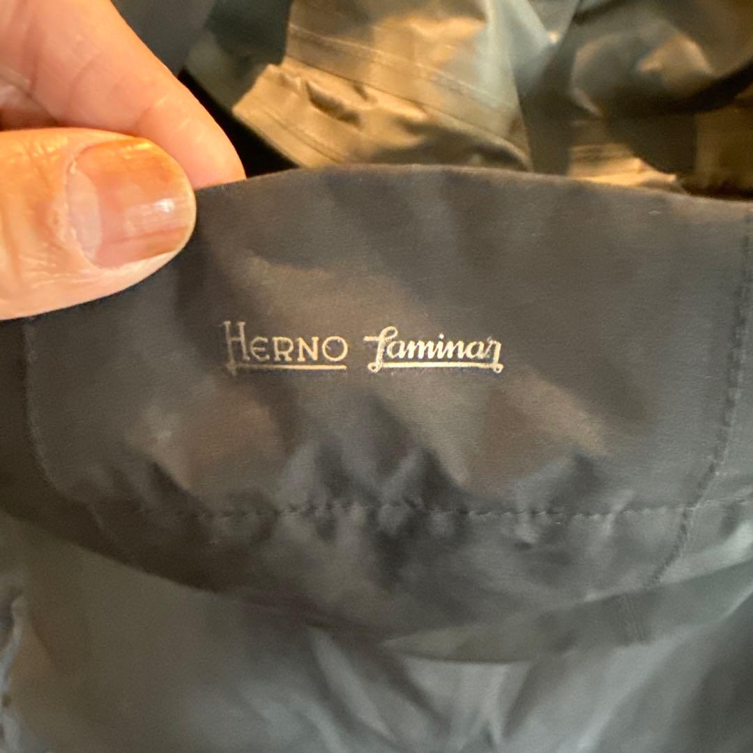 Herno Laminar ブラックナイロンジャケット HERNO ヘルノ Laminar ラミナー [秋冬] ダウンジャケット ゴアテックス
