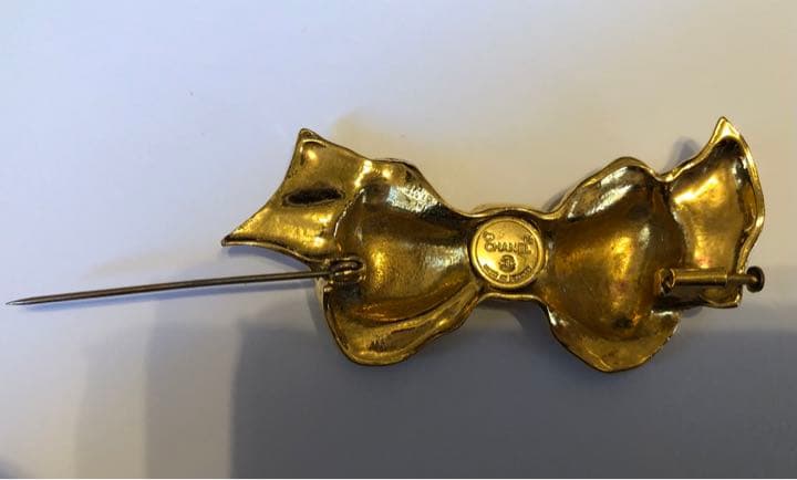 ririka12様専用‼️ シャネル CHANEL ヴィンテージ リボン ブローチ