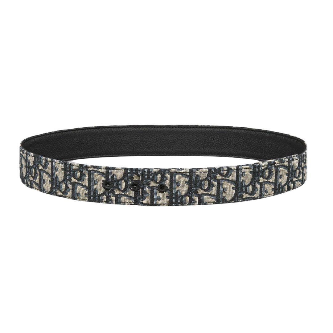 dior リバーシブル ベルトストラップ 確実正規品 105 DIOR リバーシブル ベルトストラップ & CD Icon ベルトバックル (Dior