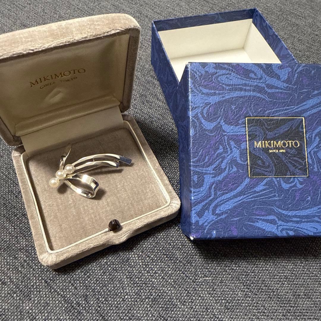 MIKIMOTO シルバー パール ブローチ MIKIMOTO シルバー パール ブローチ - メルカリ