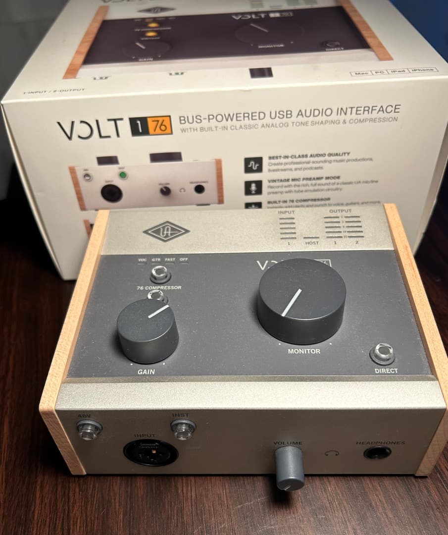 ジャンク品・VOLT176 オーディオインターフェース 数量限定特価] UNIVERSAL AUDIO Volt 176 USB Recording Studio