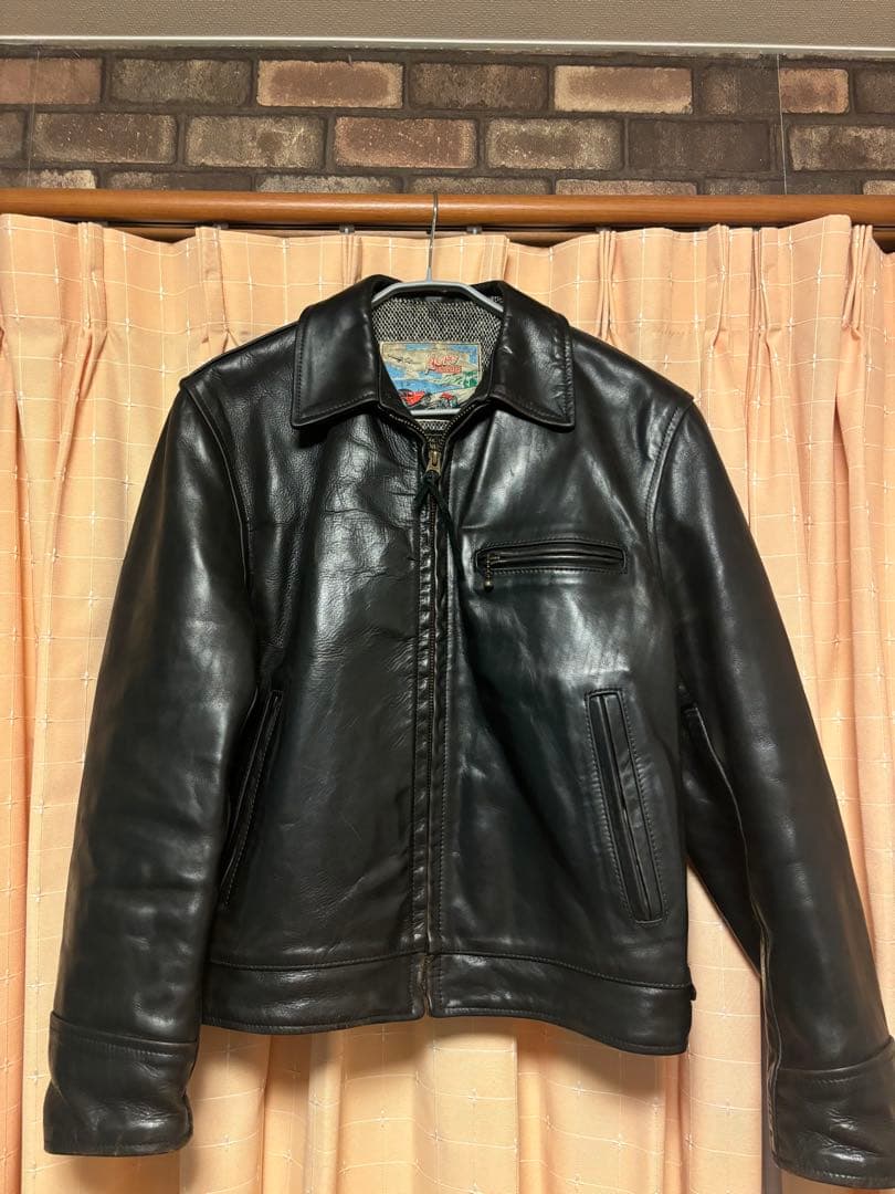 エアロレザー　ハイウェイマン　ブラック　38 楽天市場】エアロレザー AERO LEATHER ライダースジャケット