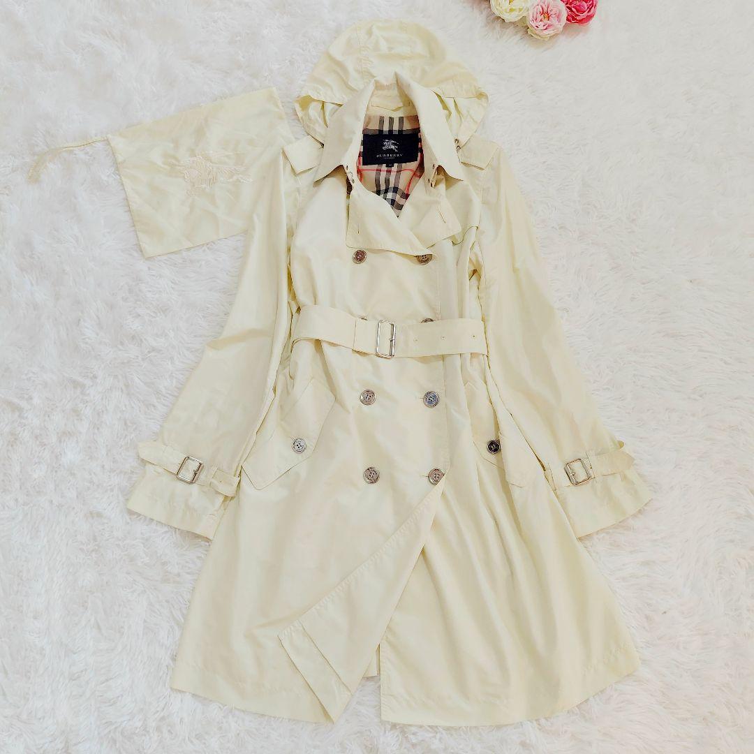 バーバリーロンドン　撥水スプリングコート トレンチコート　ノバチェック　40 BURBERRY（バーバリー） トレンチコート レディース ブランド 人気 秋