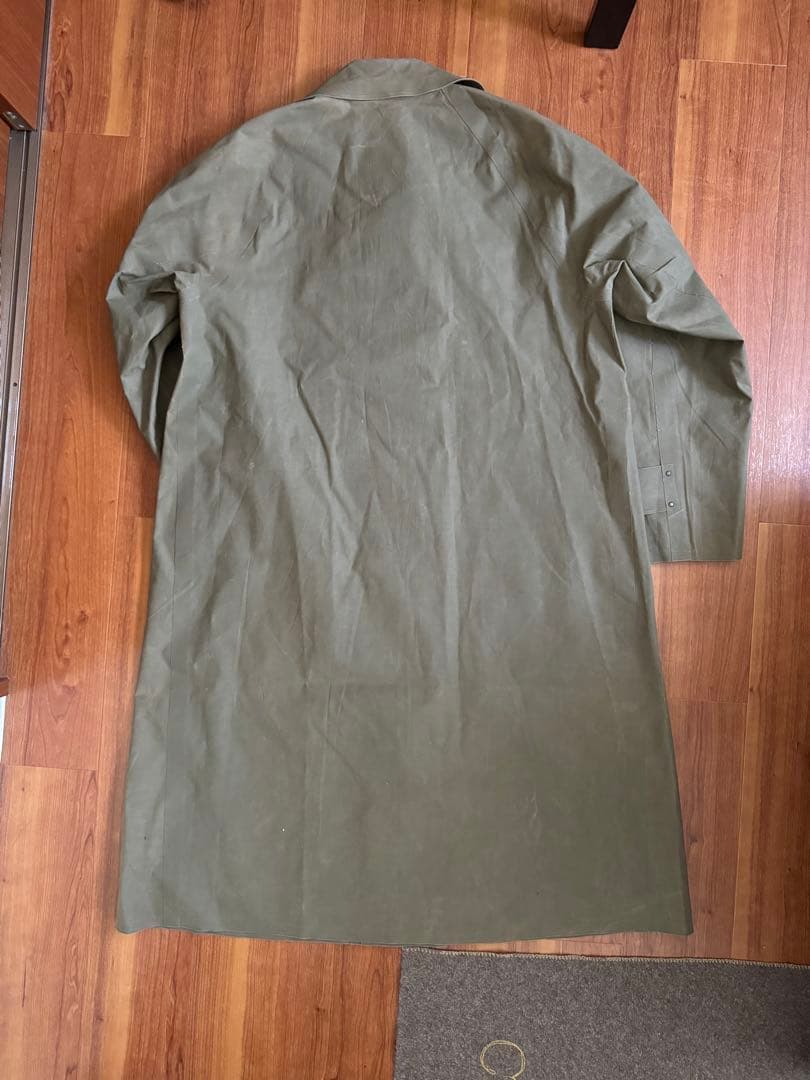 40's US ARMY 米軍実用 ラバー レインコート ヴィンテージ - メルカリ