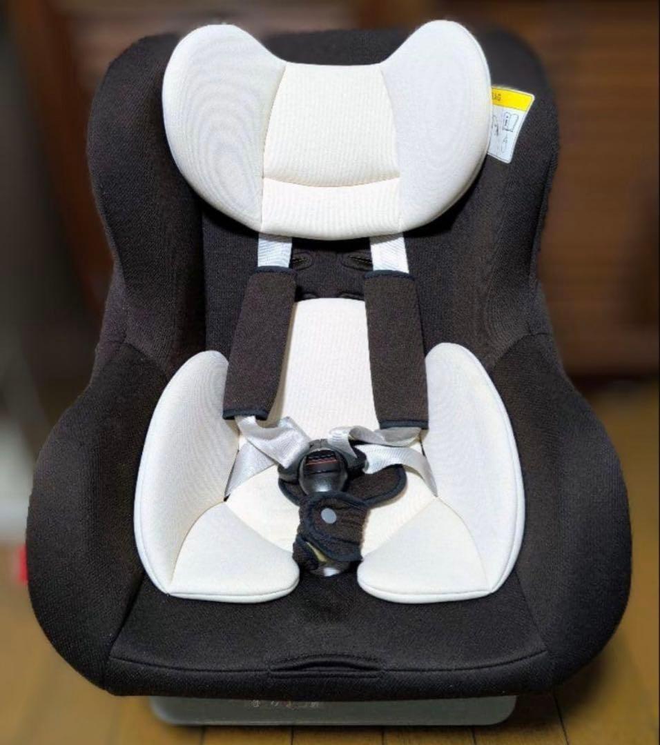 【美品】リーマン　チャイルドシート LEAMAN リーマン カイナロング R129 ブラック ISOFIX 新生児
