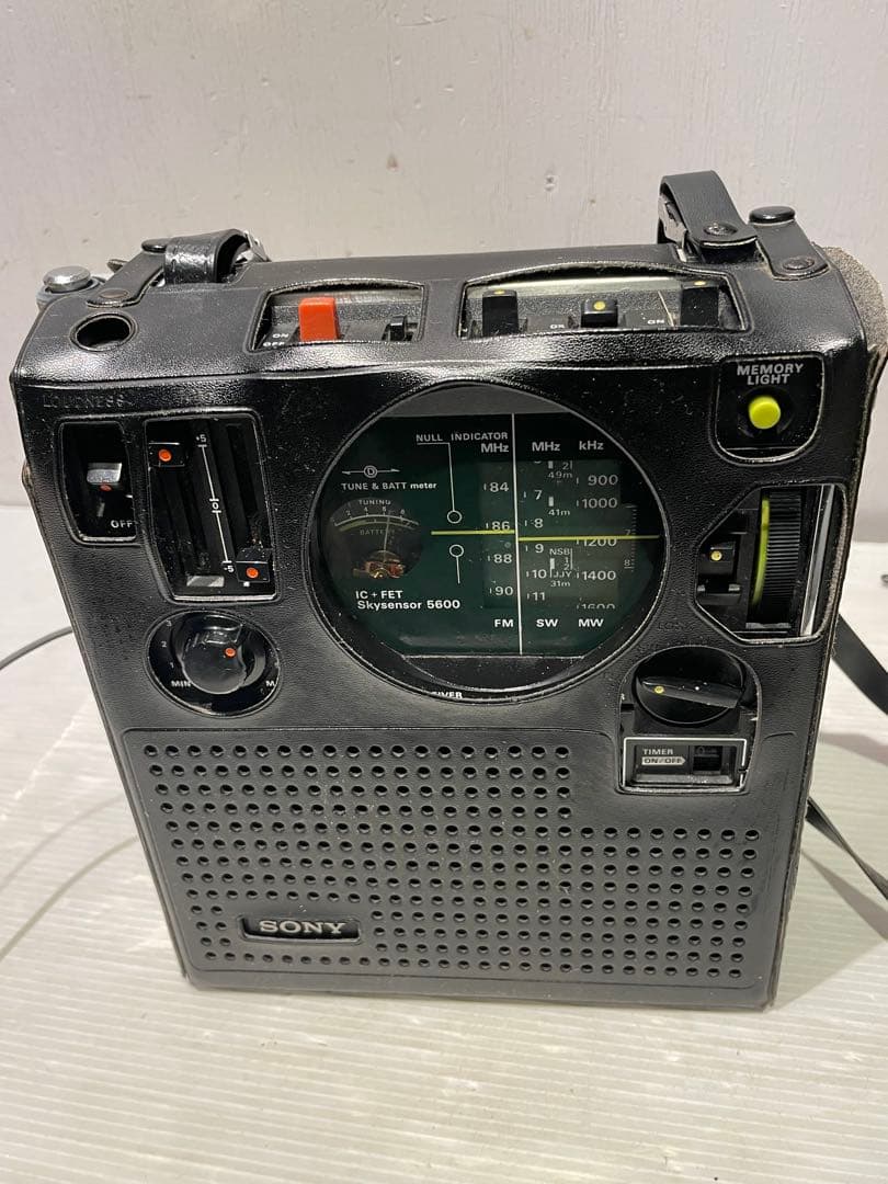 【SONY/ソニー】ICF-5600 トランジスタラジオ 通電確認済 スカイセンサー ICF-5600 | じんけいの修理日記