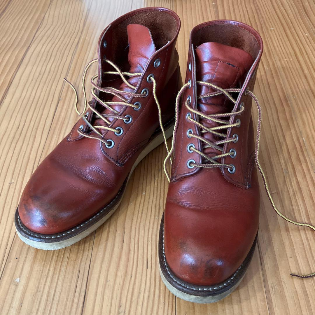 RED WING SHOES 8166 26.5㎝ REDWING IRISH SETTER 6' ROUND-TOE 8166(D)(8H(26.5cm) ORO RUSSET