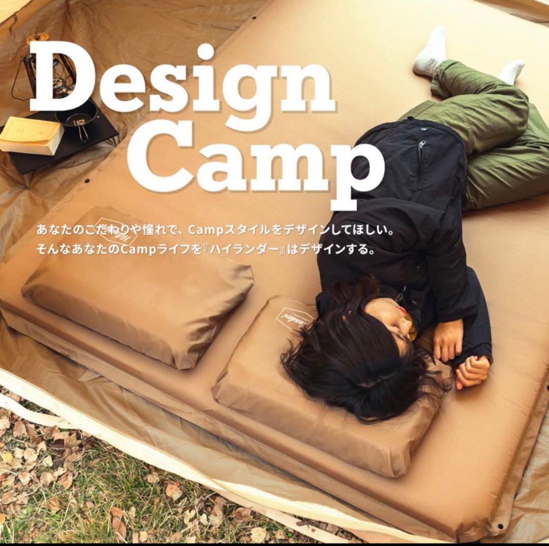 美味！Hilander Inflator Mat DX 8.0cm ダブル 枕2