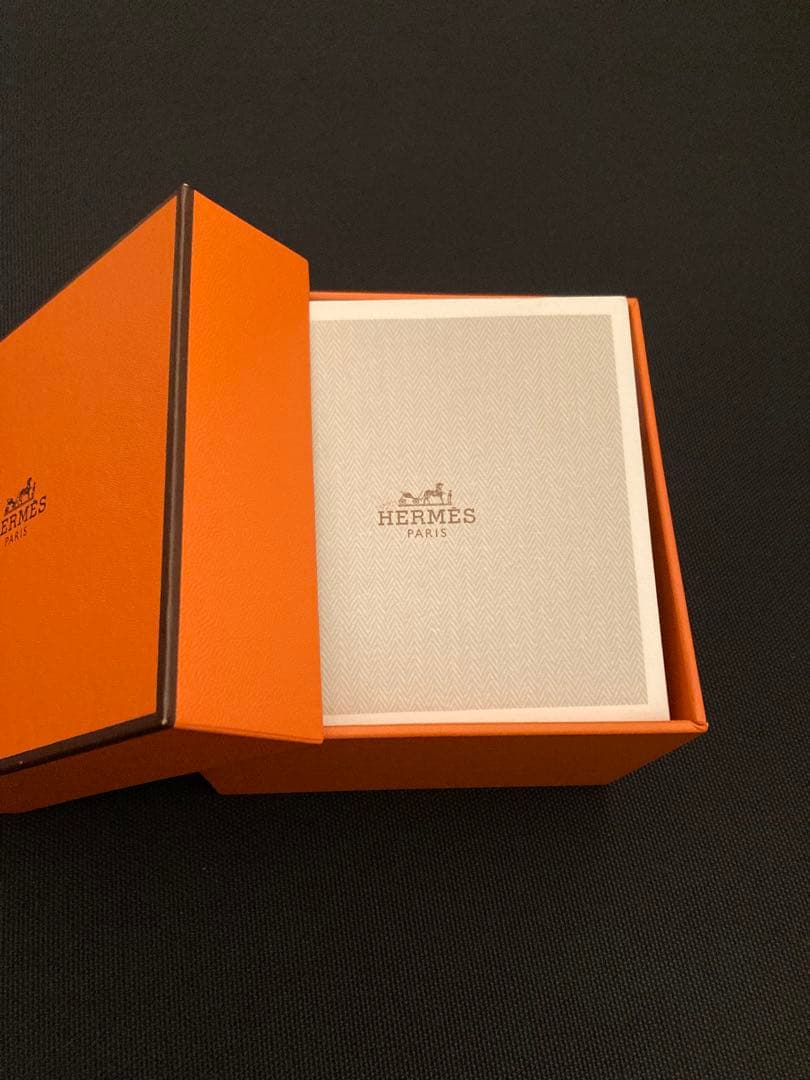 訳あり HERMES アナログ腕時計 グリーン バングルウォッチ ロケ 箱あり