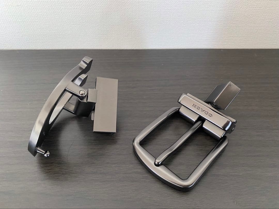SALE♪コーチ 新品 リバーシブル シグネチャーベルト バックル回転可能