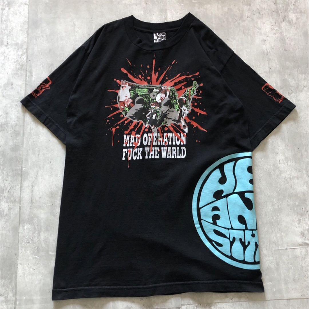 ヘックスアンチスタイル HEX ANTISTYLE デカロゴ 表記M Tシャツ - メルカリ