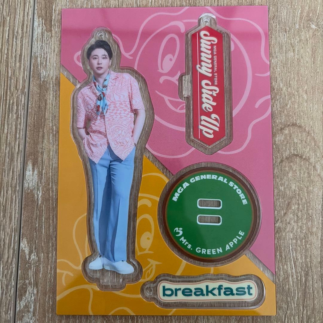 Mrs GREEN APPLE 大森元貴breakfastアクリルスタンド - メルカリ