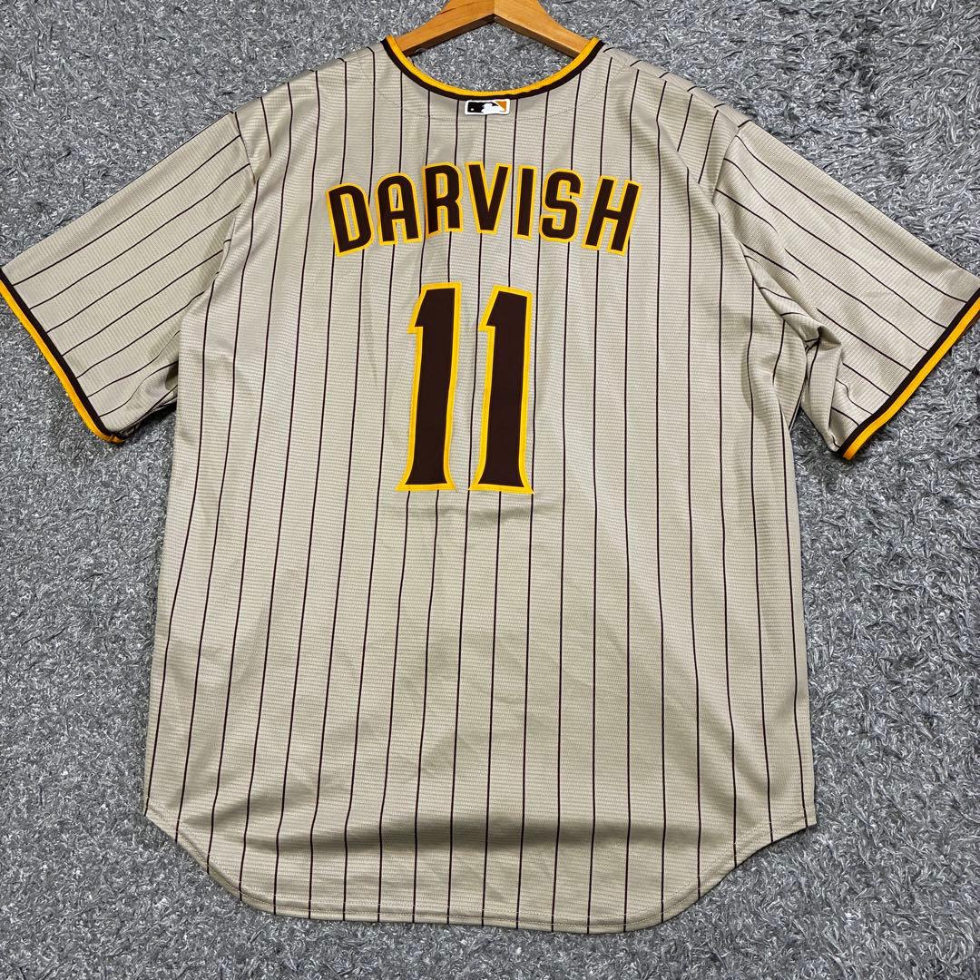 【美品】NIKE パドレス ダルビッシュ #11 レプリカ XL 限定色 タン 000000168594-01-m.jpg?t=