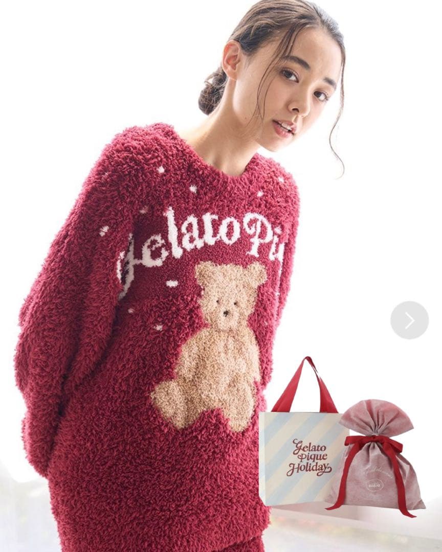 gelato pique スノーベア ジャガードプルオーバー ジェラートピケ gelato pique 【ONLINE限定】【HOLIDAY】ジェラート