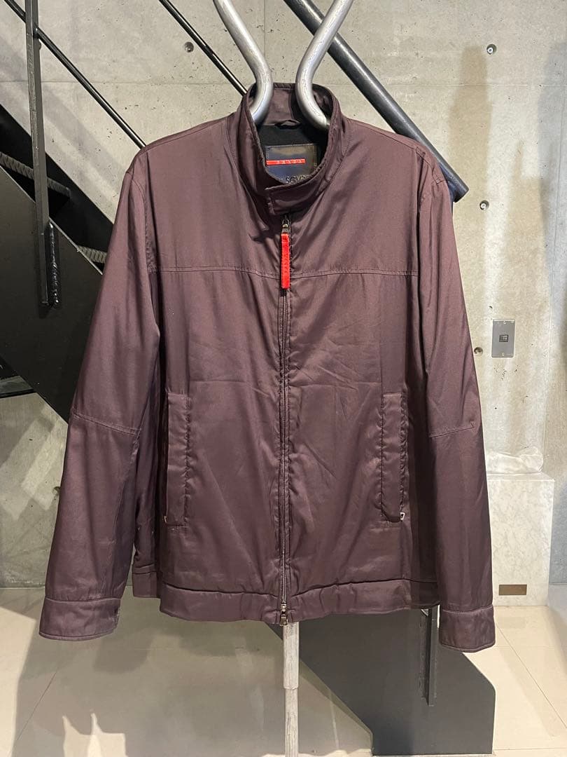 prada パッカブル　ナイロン　ジャケット　プラダ　スポーツ　sports 中古・古着通販】PRADA SPORTS (プラダスポーツ) トライアングルロゴ