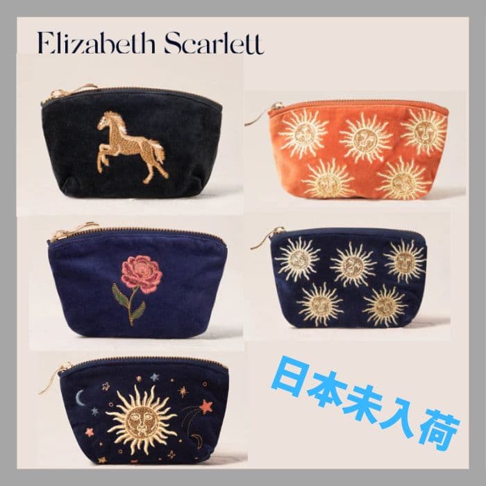 専用】Elizabeth Scarlett コインケース ポーチ ローズ - メルカリ