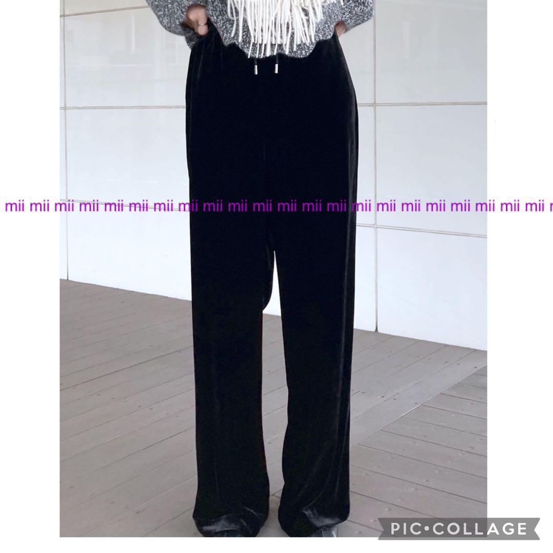 ✤2021AW セオリー Theory ベルベットワイドパンツ✤ - メルカリ