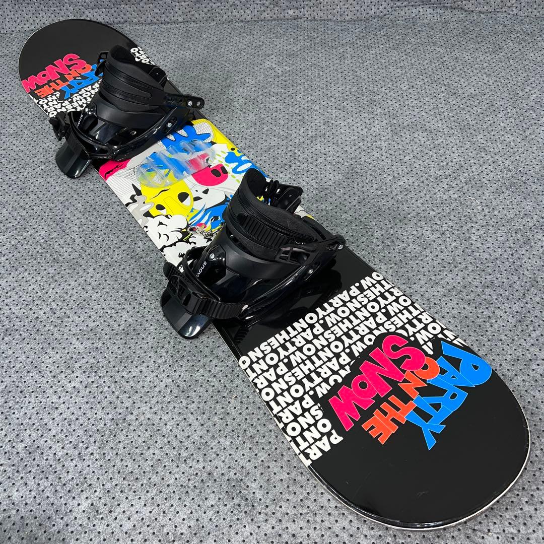 1回使用 キッズスノーボード 130cm SLQ×バイン×ダイヤルブーツ - メルカリ