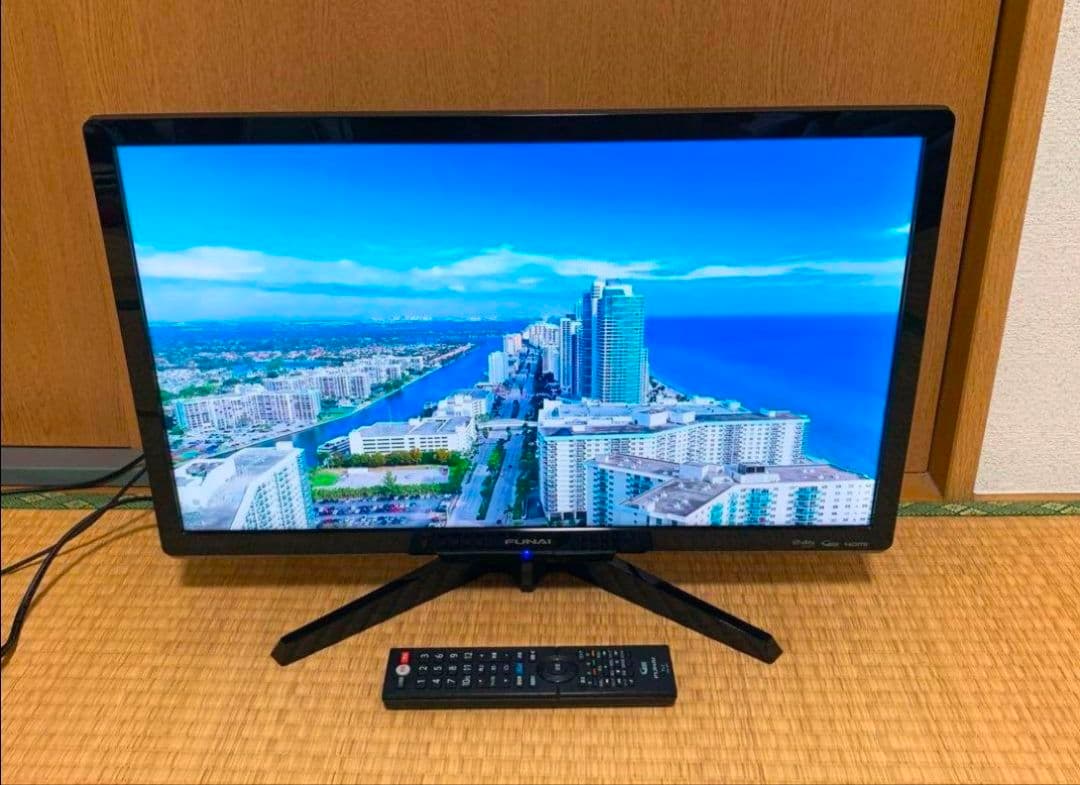 フナイ 液晶テレビ 24型 ✨裏番組録画/500GB録画HDD内蔵 2020年 - メルカリ