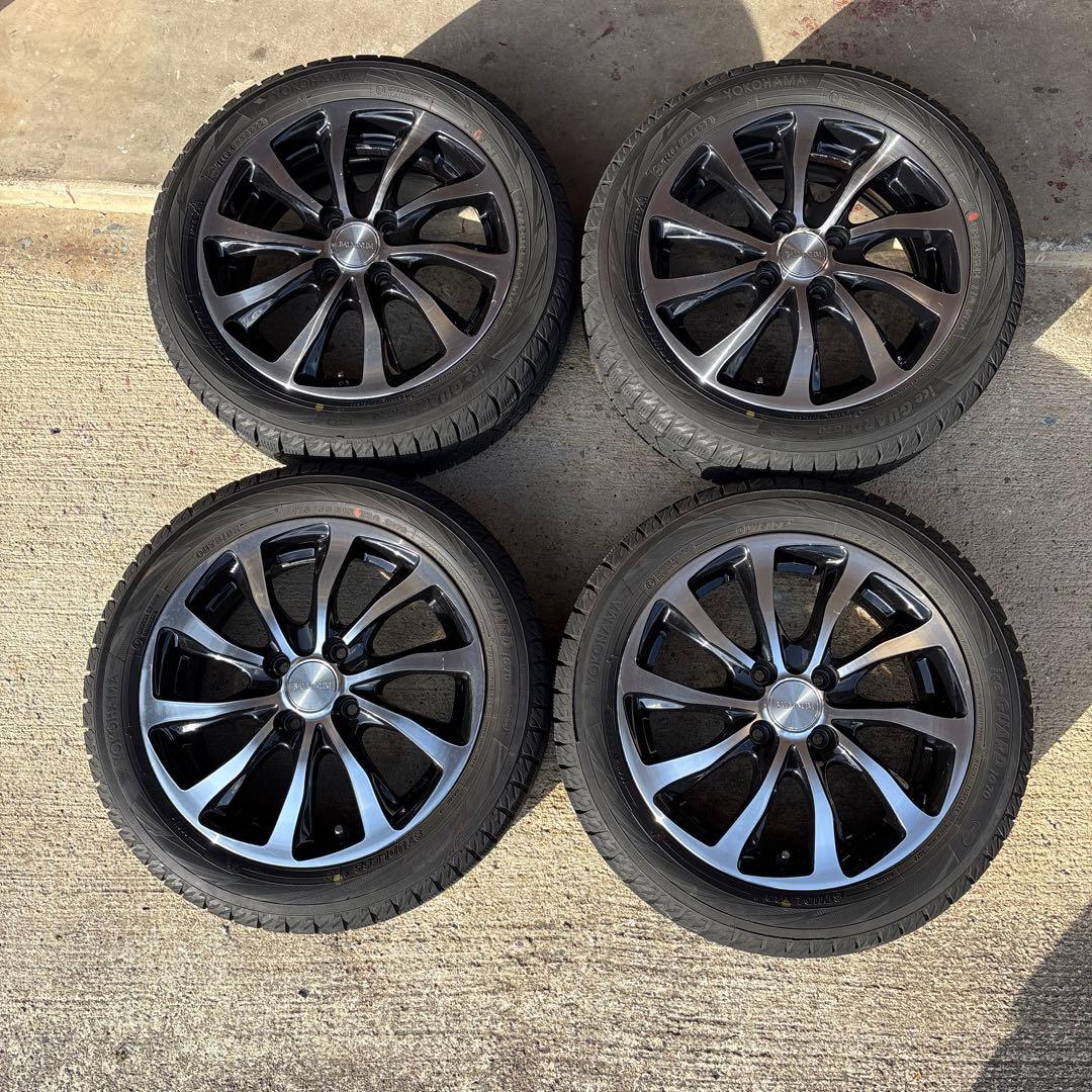 り*ん様 ヨコハマアイスガード　スタッドレスホイールセット　175/55R15 ヨコハマタイヤ（YOKOHAMA TIRE） 中古タイヤ スタッドレスタイヤ 4本