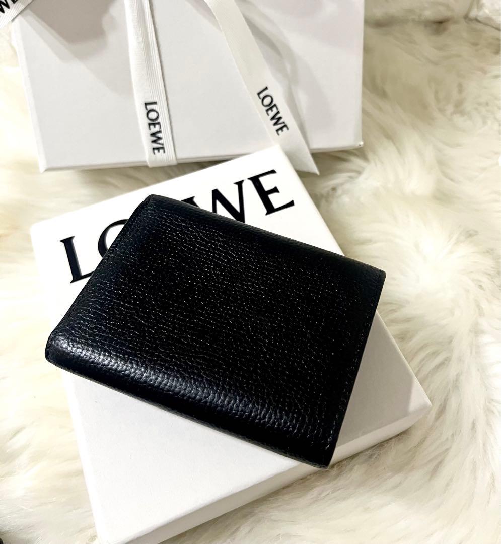にべ子様専用】LOEWE ロエベ トライフォールド 三つ折り財布 箱・巾着