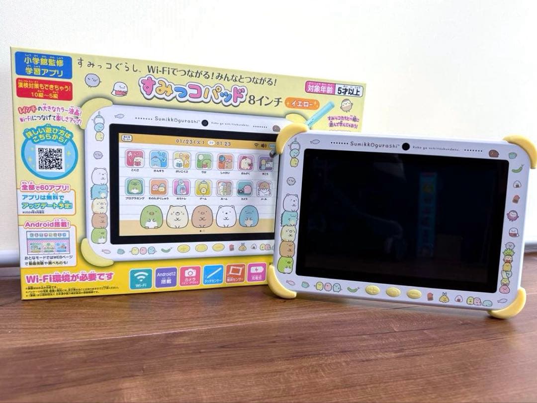 遼【美品】すみっコぐらし 8インチタブレット Wi-Fiでつながる！みんなとつながる！すみっコパッド8インチ