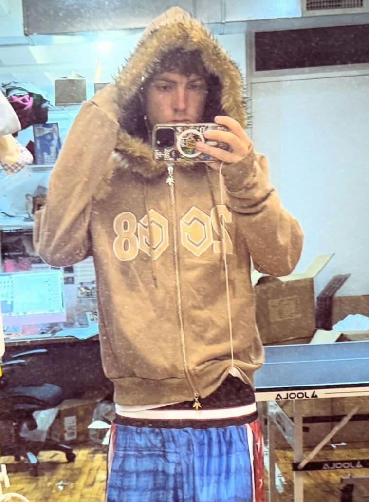 fuckthisindustry ジップ ファー フーディー パーカー fti - メルカリ