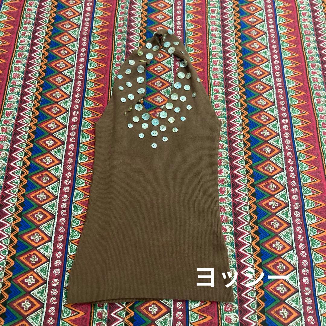 paloma wool ブラウン ホルターネック タンクトップ Paloma Wool Brown Sato Tank Top Paloma Wool