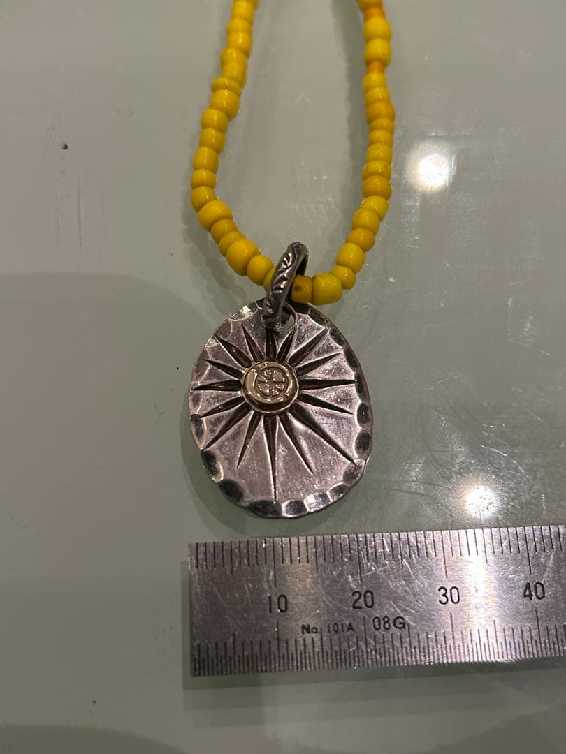 ワンズワーカー製　サンバーストペンダント ネックレス SV1000 SUN BURST NECKLACE(純銀製サンバーストネックレス)｜COLOR