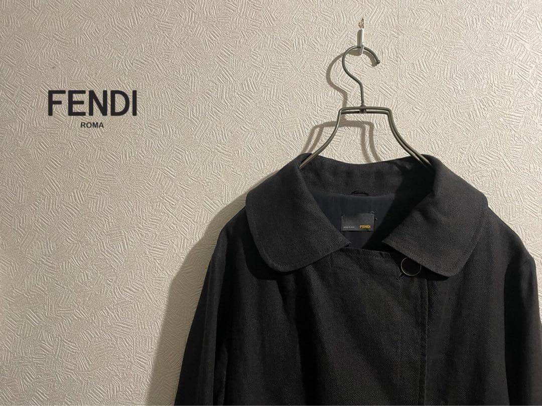イタリア製 FENDI リネン トレンチ コート / フェンディ フレア 楽天市場】フェンディ FENDI トレンチコート ロングコート CAPPOTTO