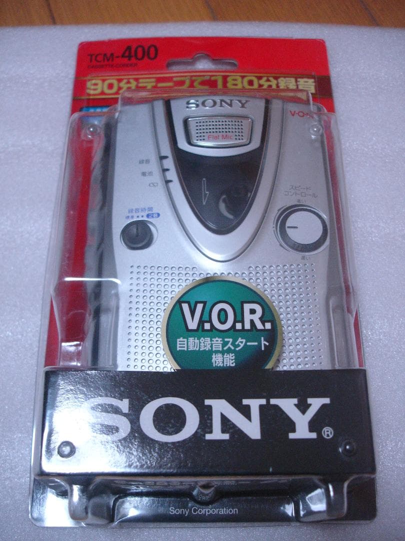 SONY カセットコーダー(カセットテープレコーダー)／TCM-400 - メルカリ