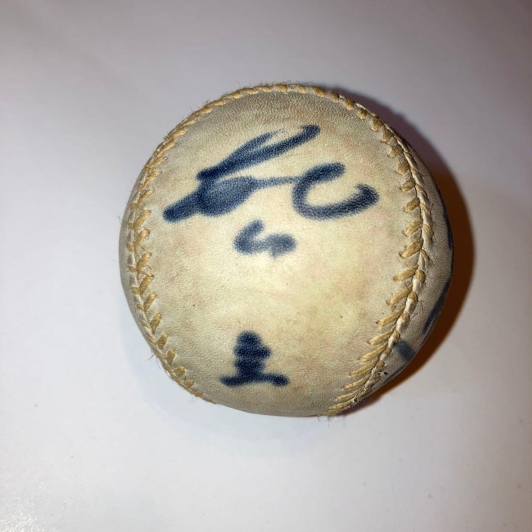 吉田義男、村山実、ジーンバッキーサイン入り野球ボール