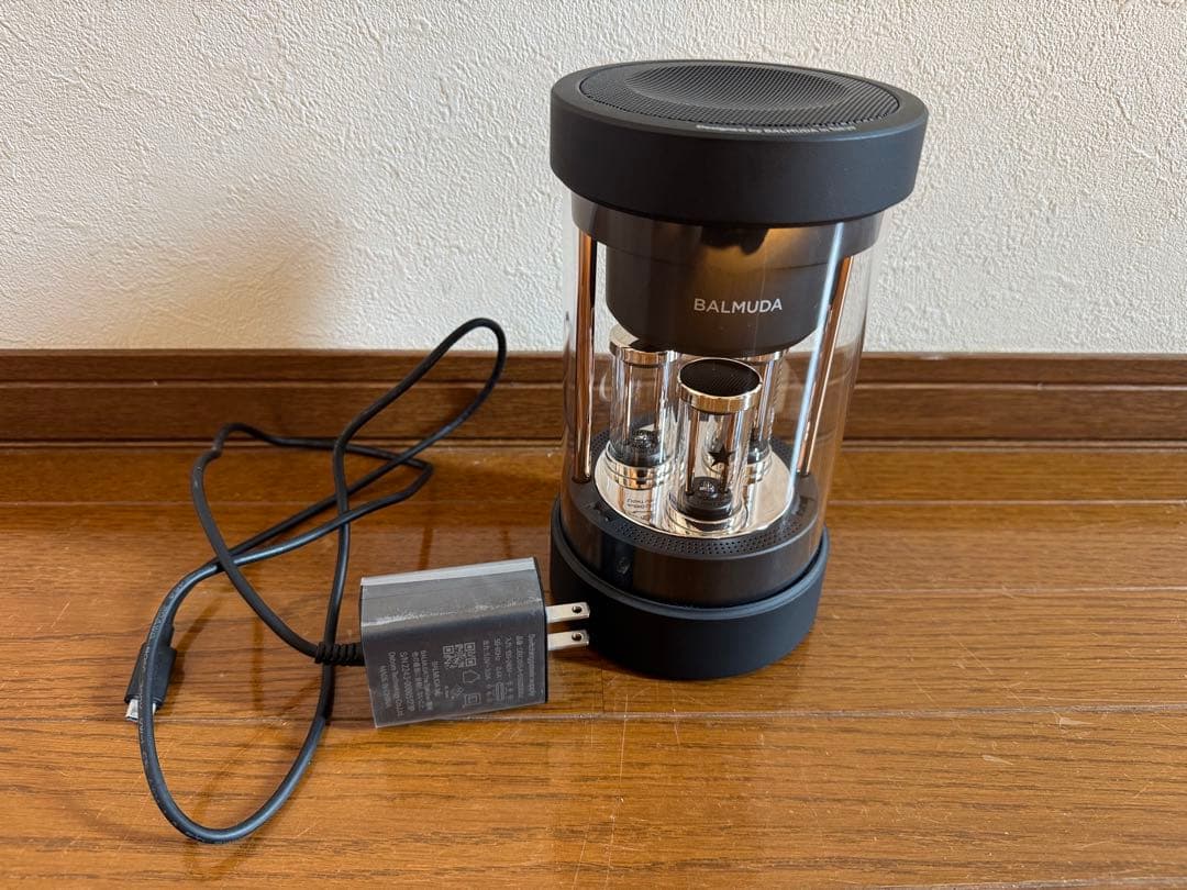 【BALMUDA】Bluetoothスピーカー ブラック M01A-BK バルミューダ ワイヤレススピーカー ブラック M01A-BK: パソコン周辺