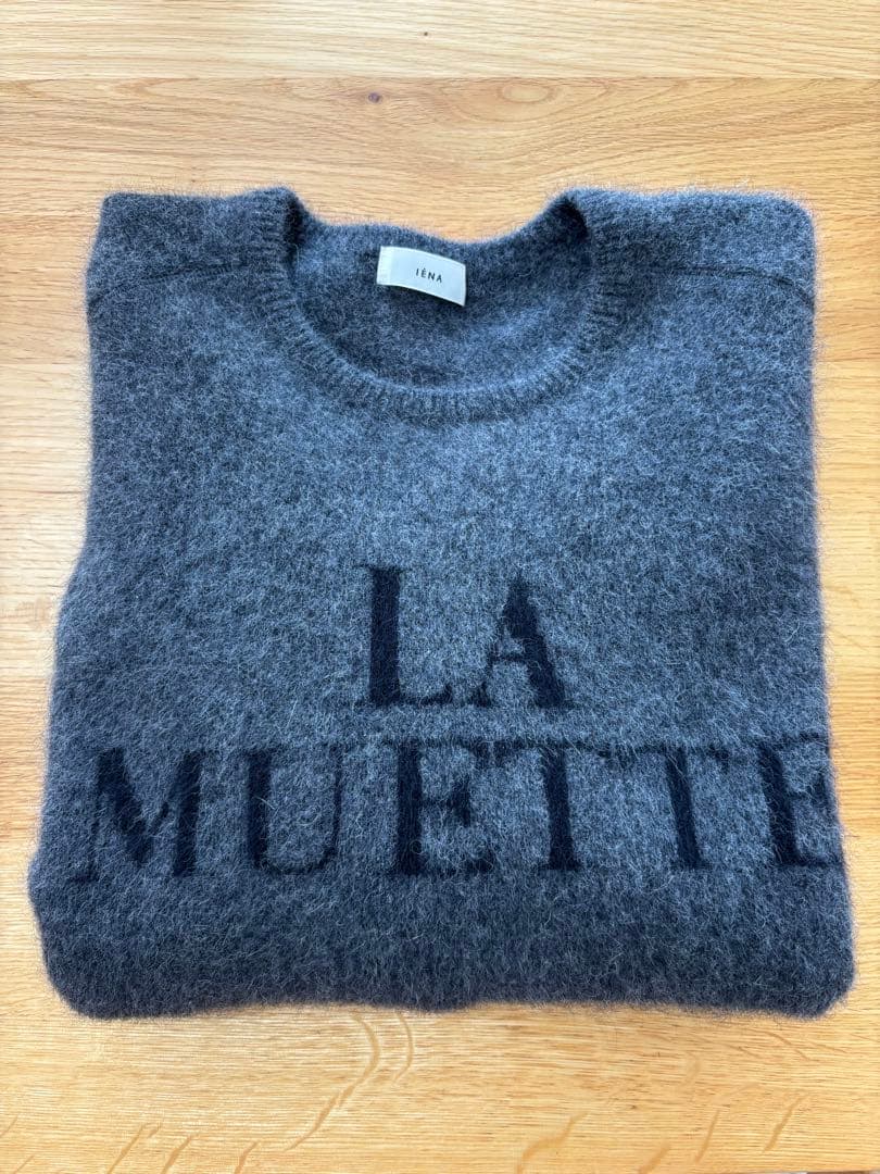 IENA フォックス混LA MUETTE ロゴニット フォックス混LA MUETTE ロゴニット（ニット／セーター）｜IENA（イエナ